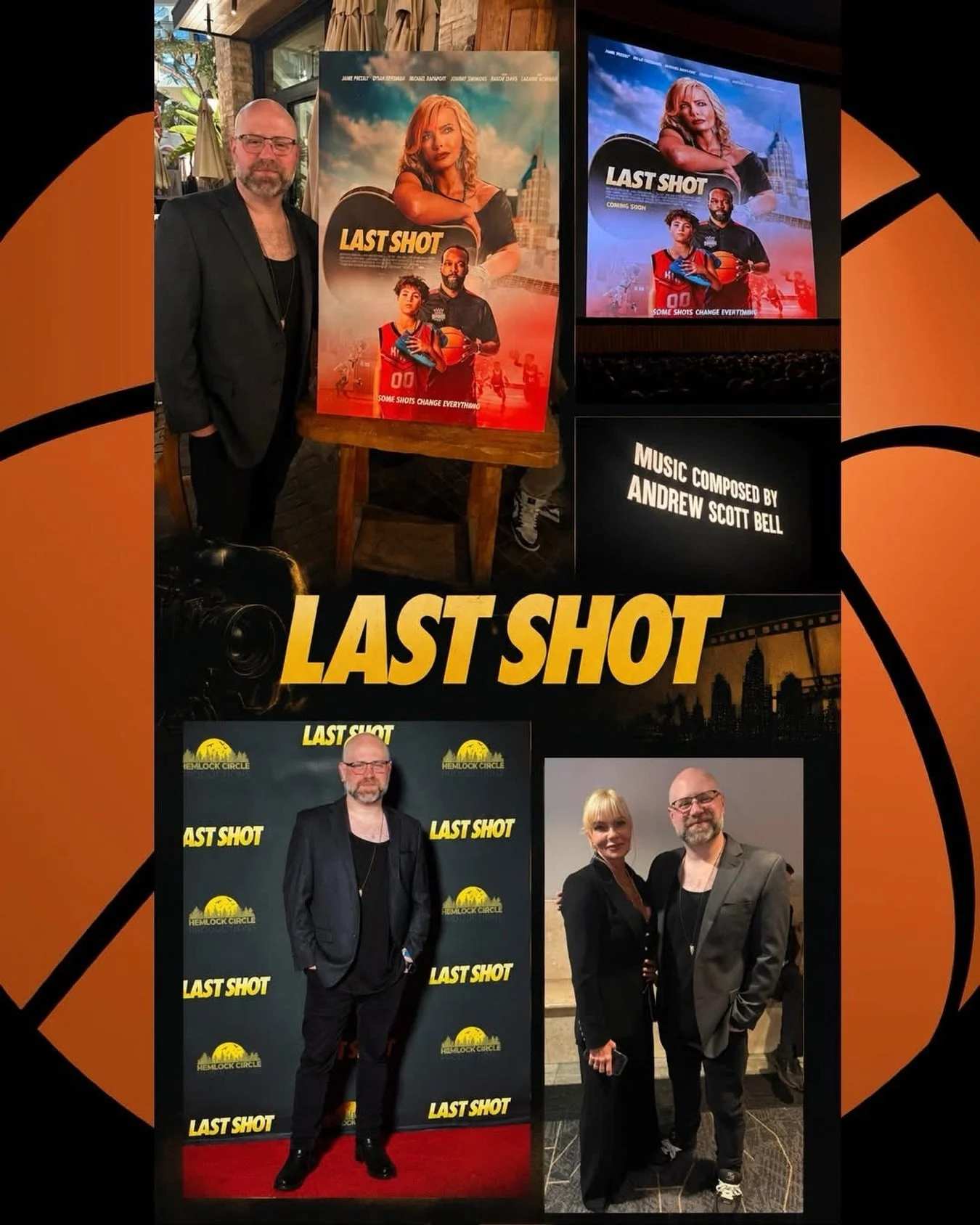 𝙇𝘼𝙎𝙏 𝙎𝙃𝙊𝙏 had it&rsquo;s premiere recently and the cast and crew came out to celebrate their latest film! Our client, award-winning composer Andrew Scott Bell @andrewscottbell, delivered an emotional score to this family drama starring Emmy-w