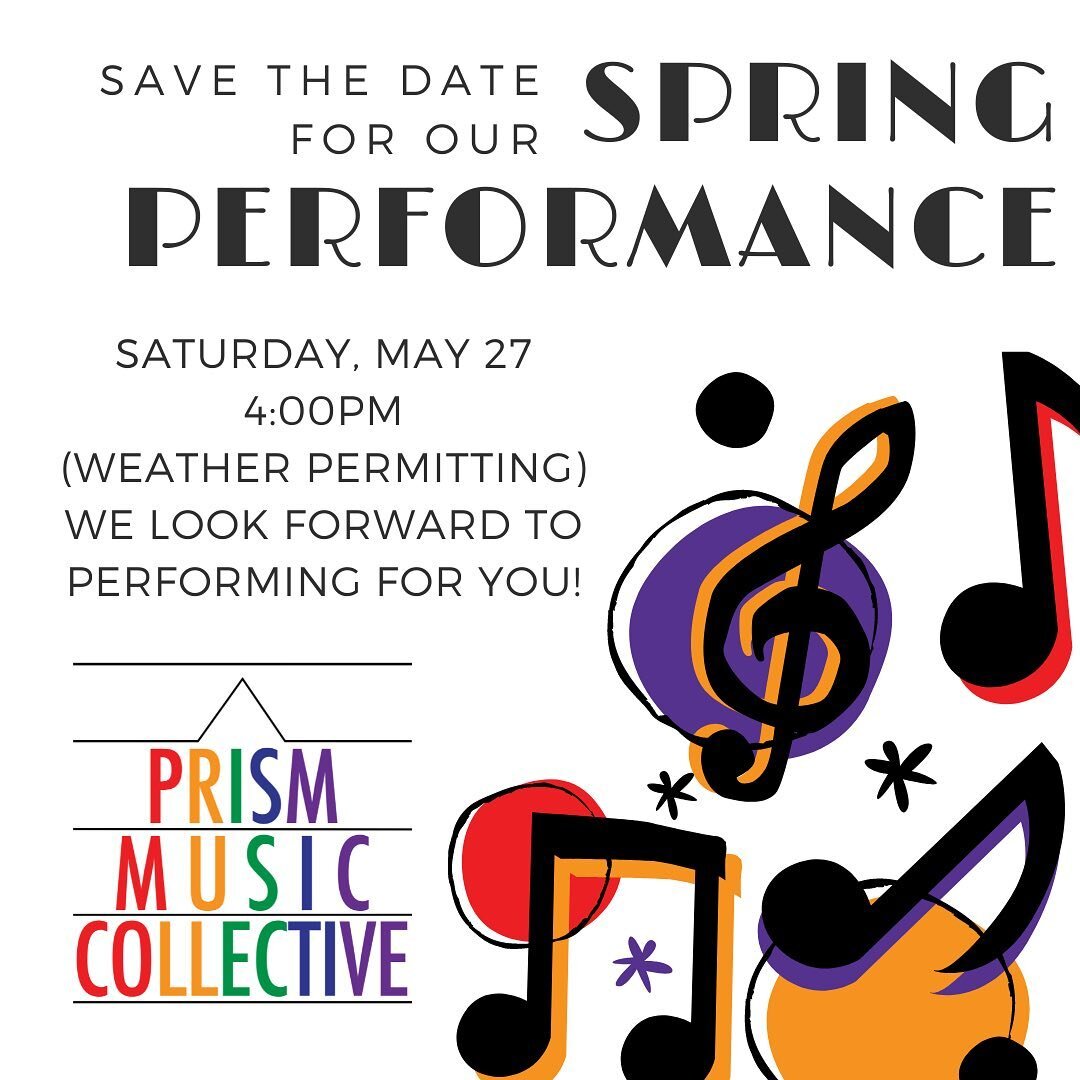 Save the date for our spring performance!