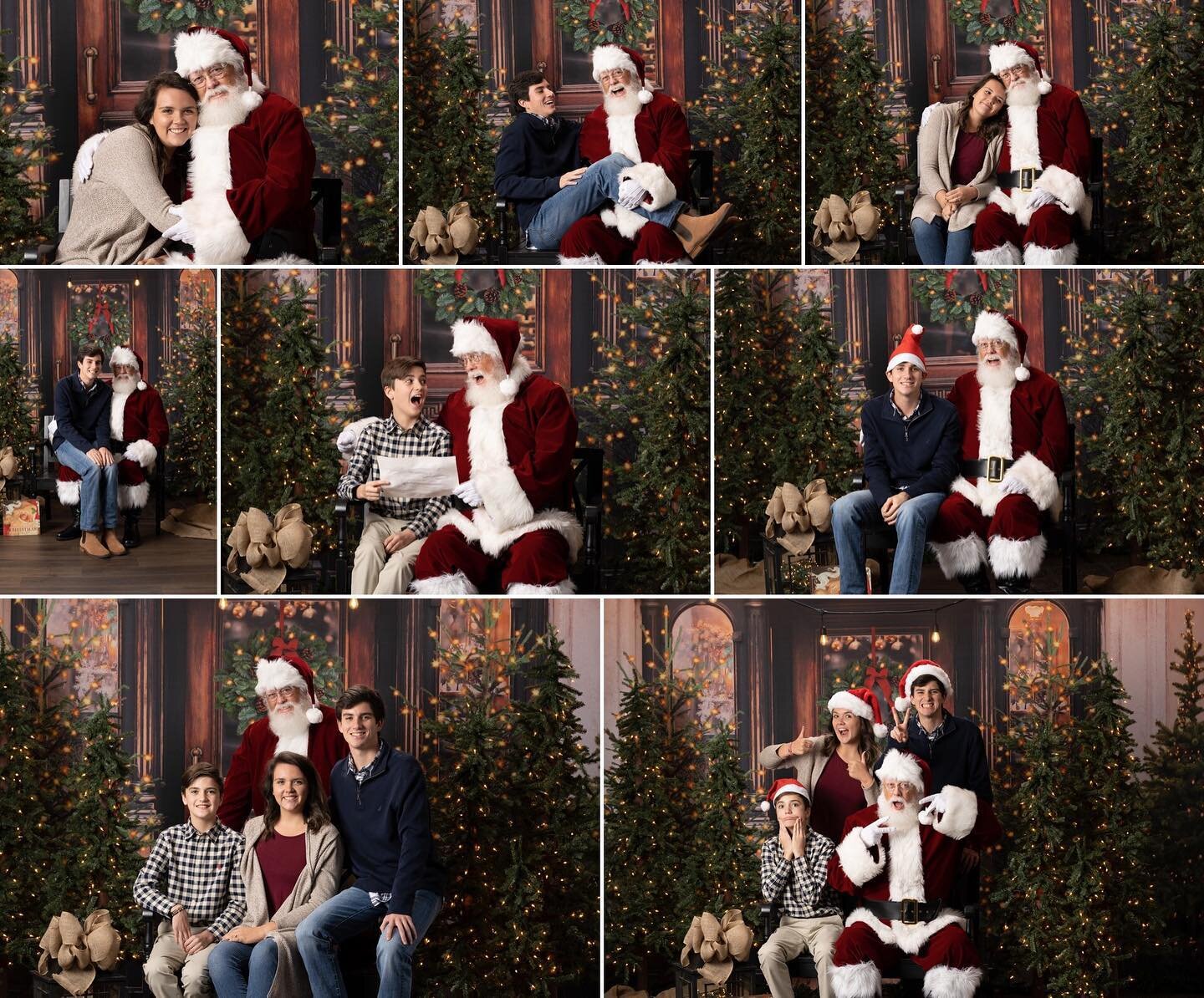 Remembering this fun Santa session with my kids last year. It makes me laugh.