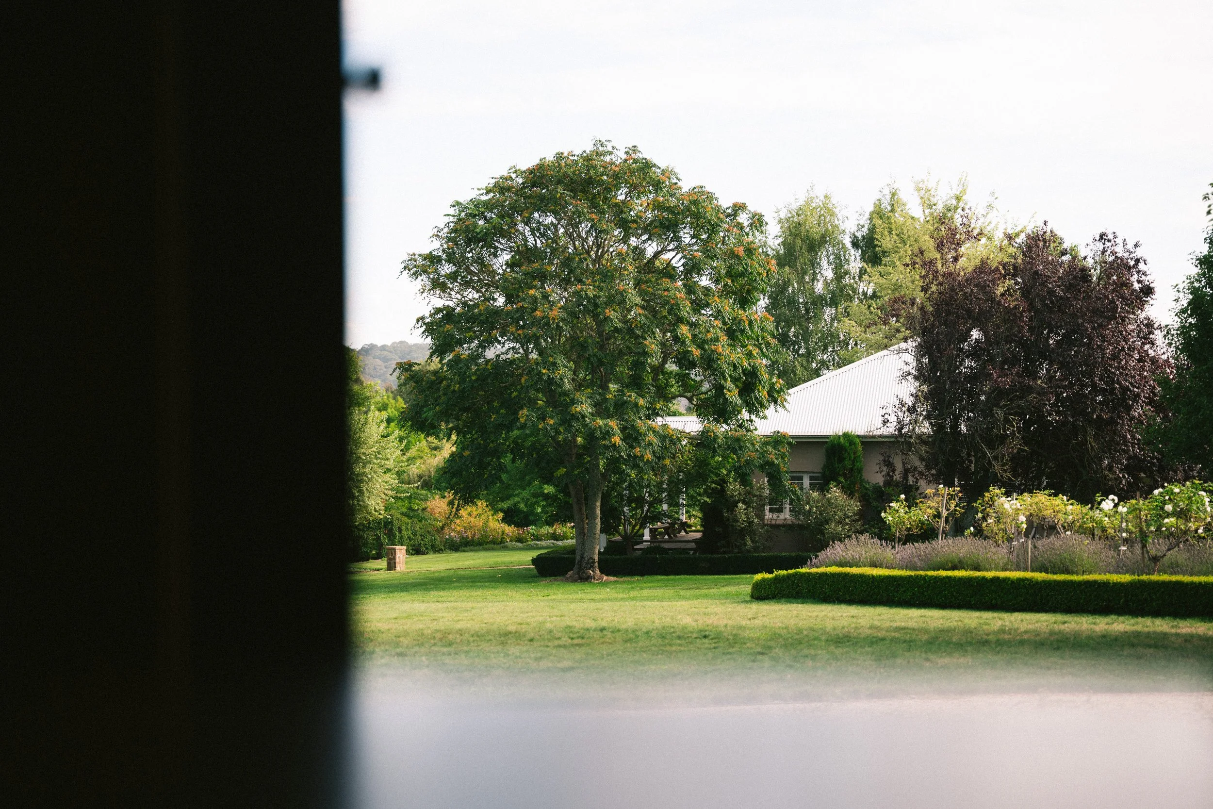 The Homestead gardens at a luxury farm stay in NSW — Waldara Estate, Edith NSW, near Sydney and the Blue Mountains
