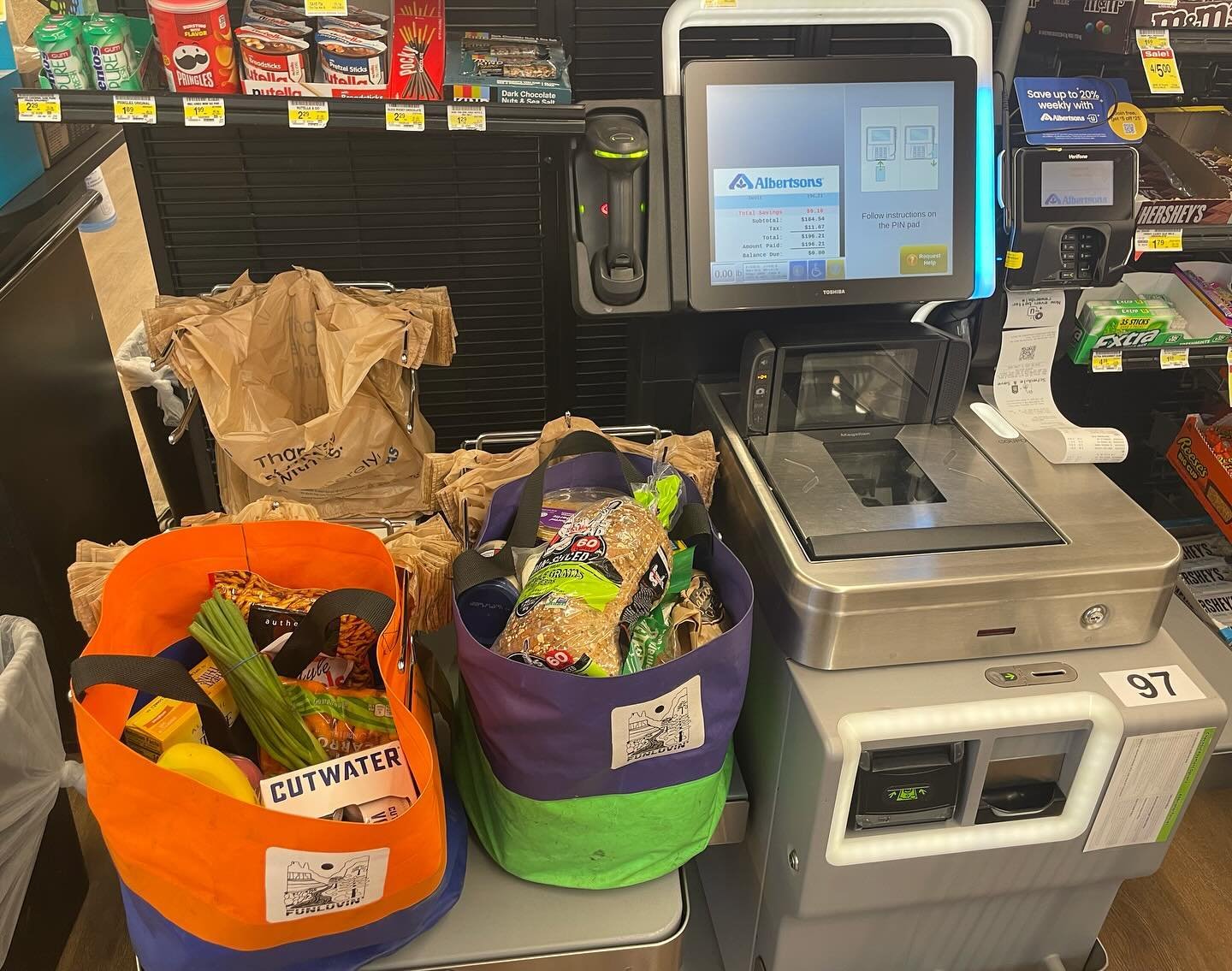 Packing food for an Owyhee trip this weekend! 

Trips to the grocery store are so much better with the FunLuvin&rsquo; Bucket Bags!  These sturdy, waterproof bags are the best reusable shopping bags around! Forget the plastic, and shop FunLuvin! 

No