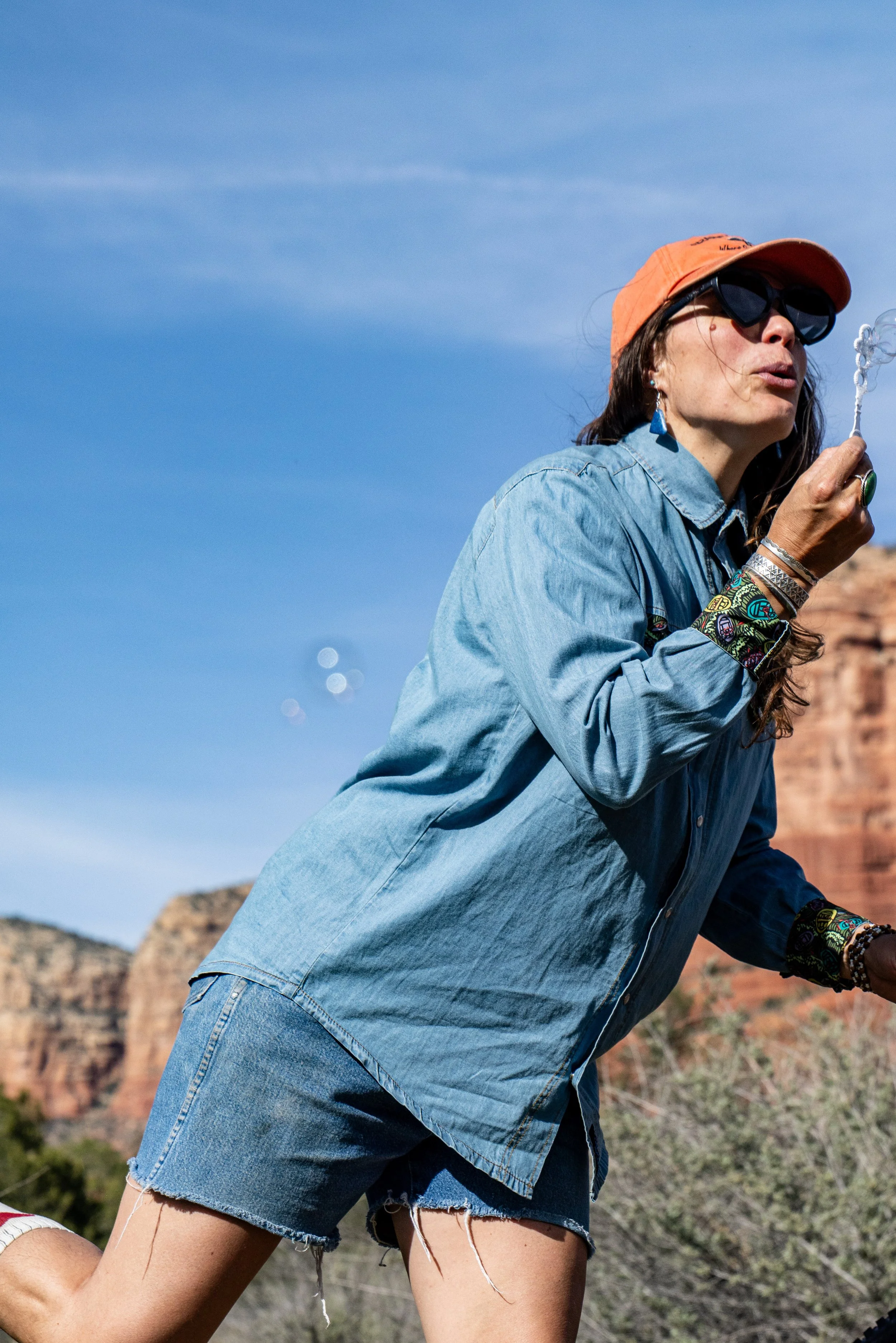 River Party Denim Pearl Snap Shirt — FunLuvin' Fleecewear