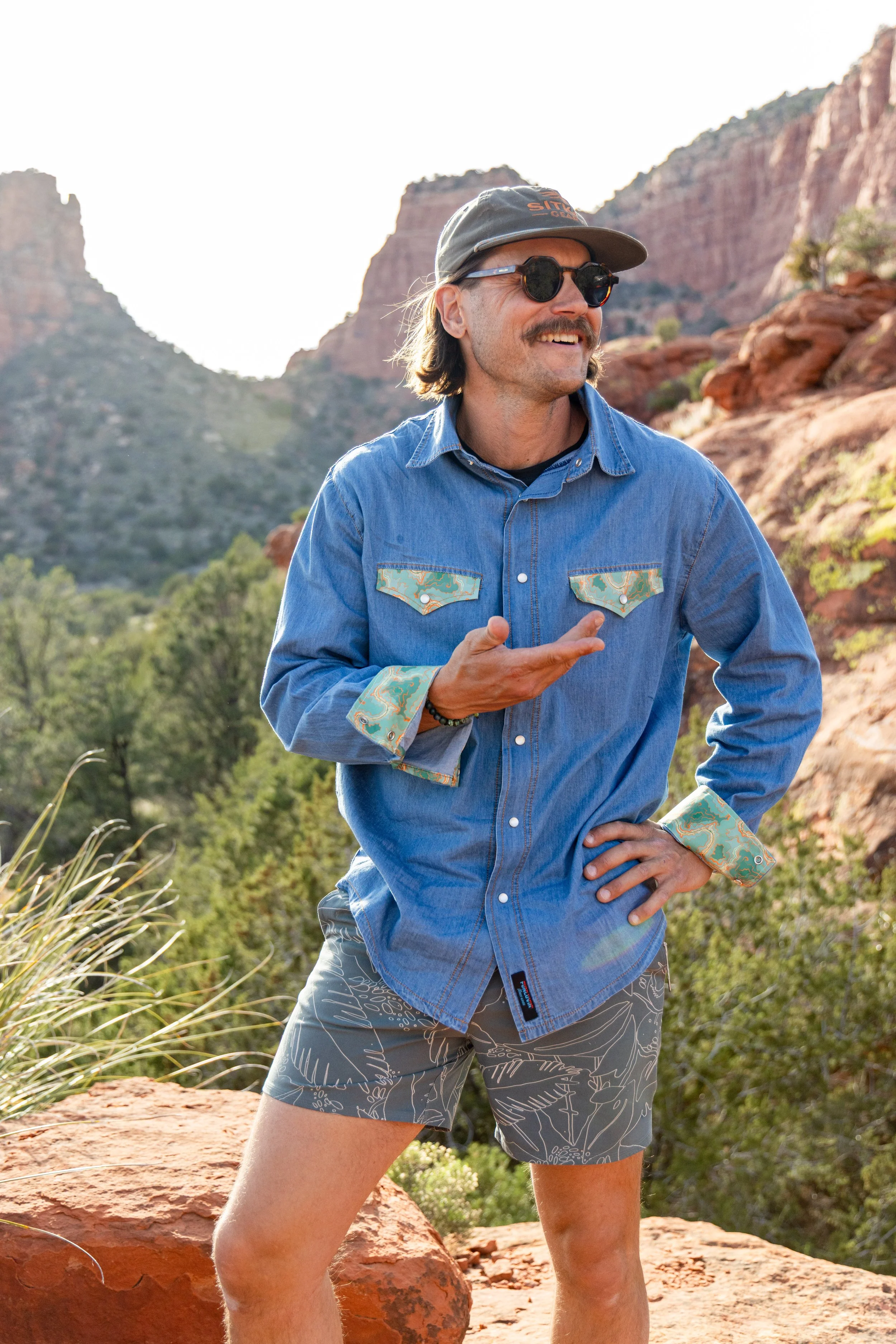 Topo Denim Pearl Snap