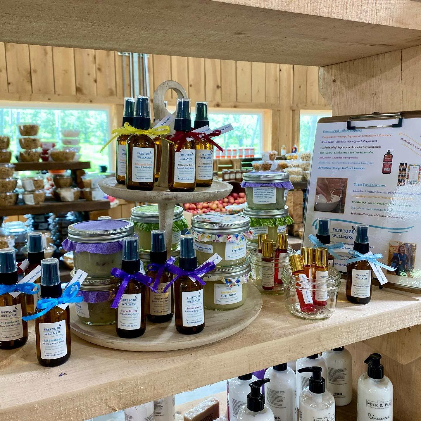 Free To Be Wellness natural body products are now on shelves at the Russel Farms store in Brackney, PA. 🎉🥳🎊 This is a big day for me as a small business owner. I&rsquo;m so grateful for the opportunity to share these clean, simple and powerful bod