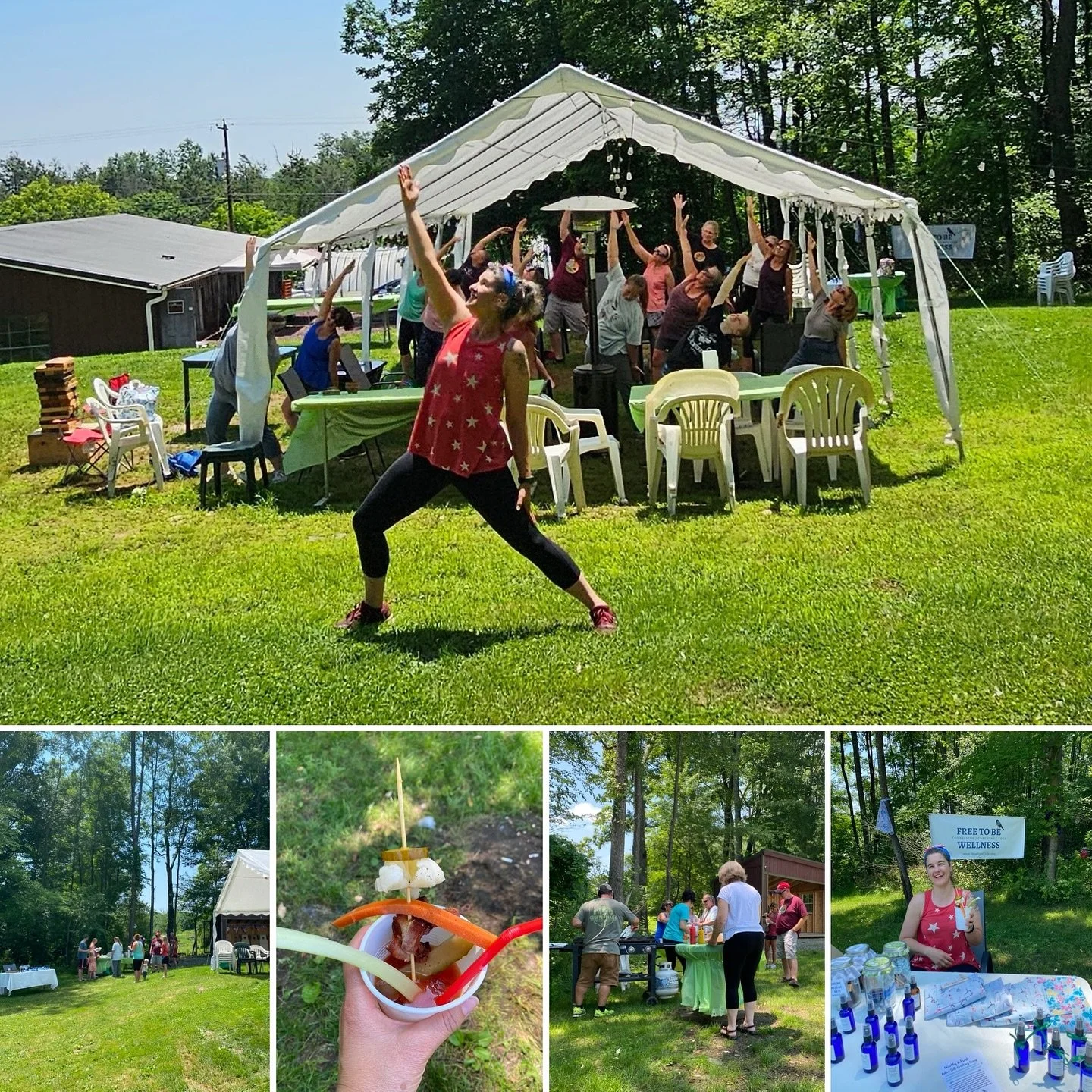 Thank you @countrytrailsbrewingco for hosting such a great yoga event 🧘&zwj;♀️Sunday! Your Bloody Mary Bar 🍹and bacon burgers 🍔 were such a great idea. And that bacon&hellip;.🥓 mmmm&hellip;.done just right!! I look forward to our next yoga event 