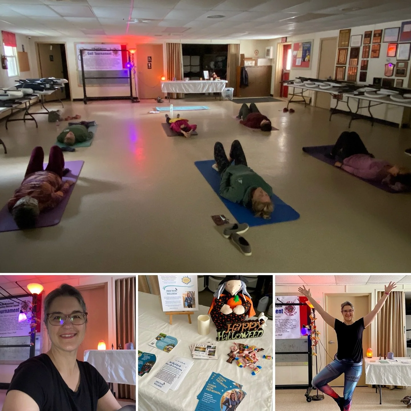 Spooky yoga 🧘&zwj;♀️ 👻🎃 was so much fun this morning! Thanks everyone for joining me and playing along. I hope you all have a Happy Halloween!! 

#calm #calmness #clarity #calmandclear #selfcare
#yogalife #yogaforlife #yogacalm #yogaclear #mentalh