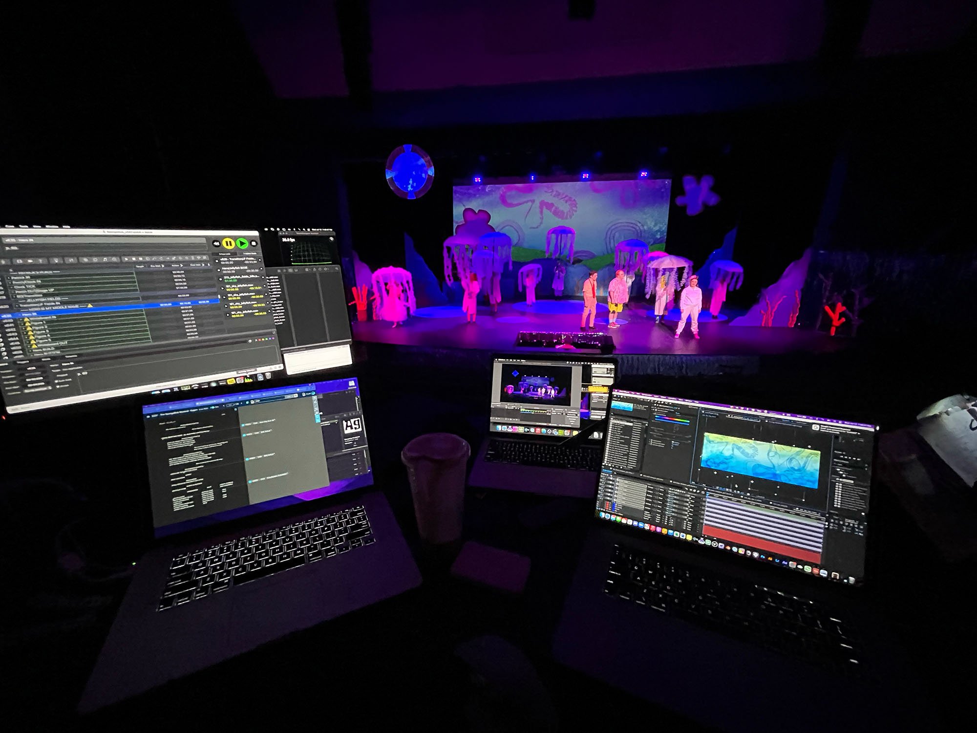 The SpongeBob Musical | design: Jackson Cobb | servers: QLab 4, TouchDesigner 2022