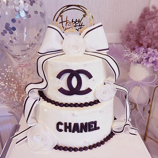 coco chanel purse cake