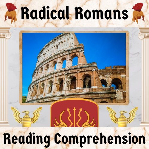 Radical Romans dives head first into the exciting world of historical reading comprehension. Kids will read the informational text, then answer questions about the main ideas and details of the passage with multiple-choice questions. This is ideal fo