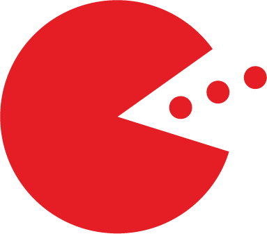 Ads for Breakfast custom pacman brandmark