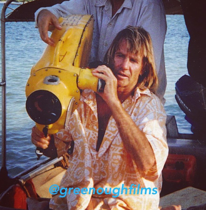 Good afternoon surf-fans! We&rsquo;re going thru some of the old photo&rsquo;s and found this..
#georgegreenough and the SUPER-PIG Mitchell #35.
This camera was used  on location in Nth East Arhnem Land for a Indie-feature. We were primarily the 2nd 