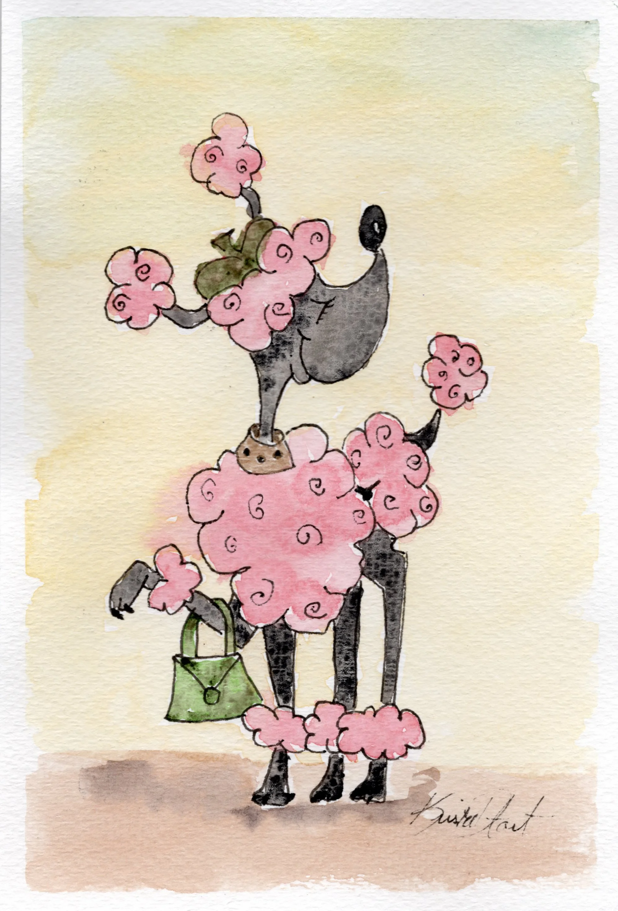 pink poodle with purse.jpg