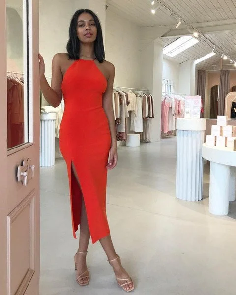 Bec + Bridge - Candy Halter Midi  Borrowed Boutique Co.