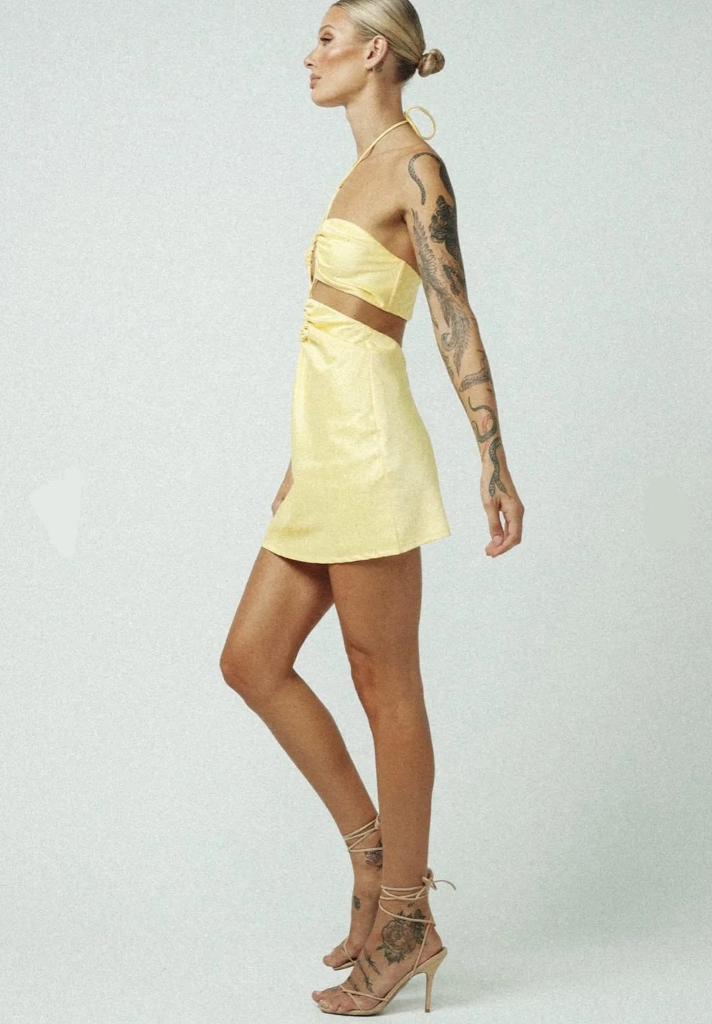 jagger and stone gold dress -Mini Ruby in Lemon — Borrowed Boutique Co Jade Ocean