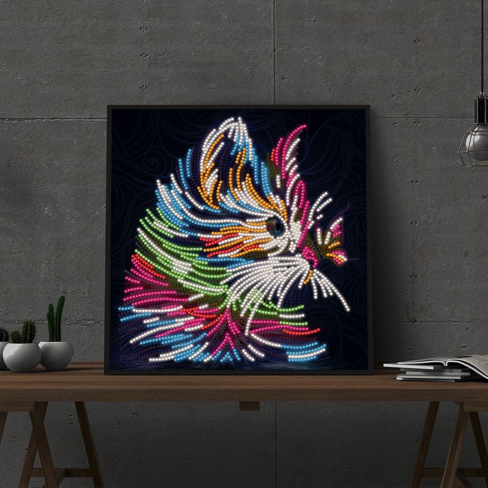 Animal Fish Fluorescent 5D DIY Diamond Painting — Chinese Hand Crafts