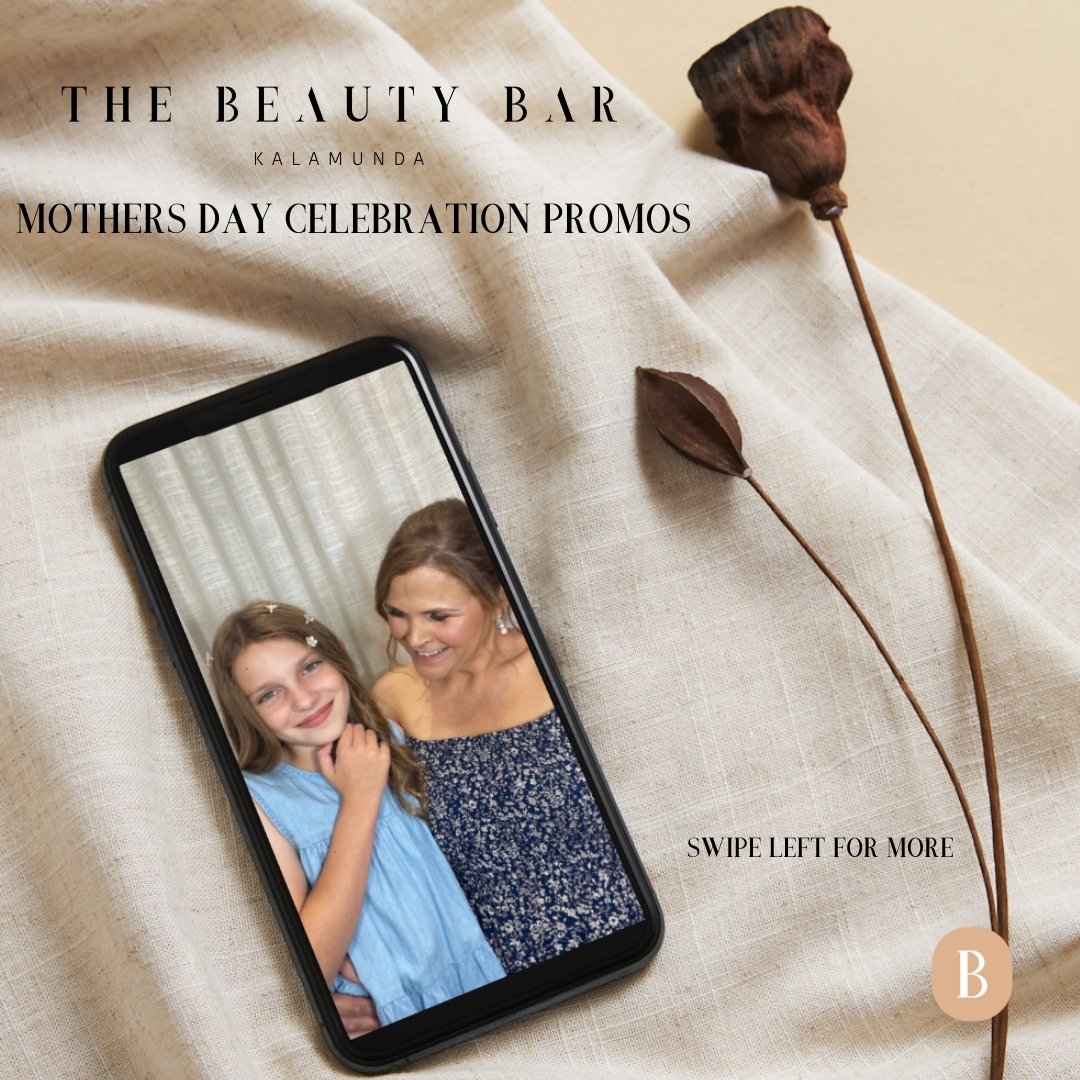 Get mum the TLC she deserves this Mothers Day and save up to 20% OFF! Swipe left to check out our amazing promos! 🤍🤍🤍

Click the Book Now link in our bio to schedule your appointment or

📩 weddings@thebeautybarperth.com.au
📞 0439891480
🌐 www.th