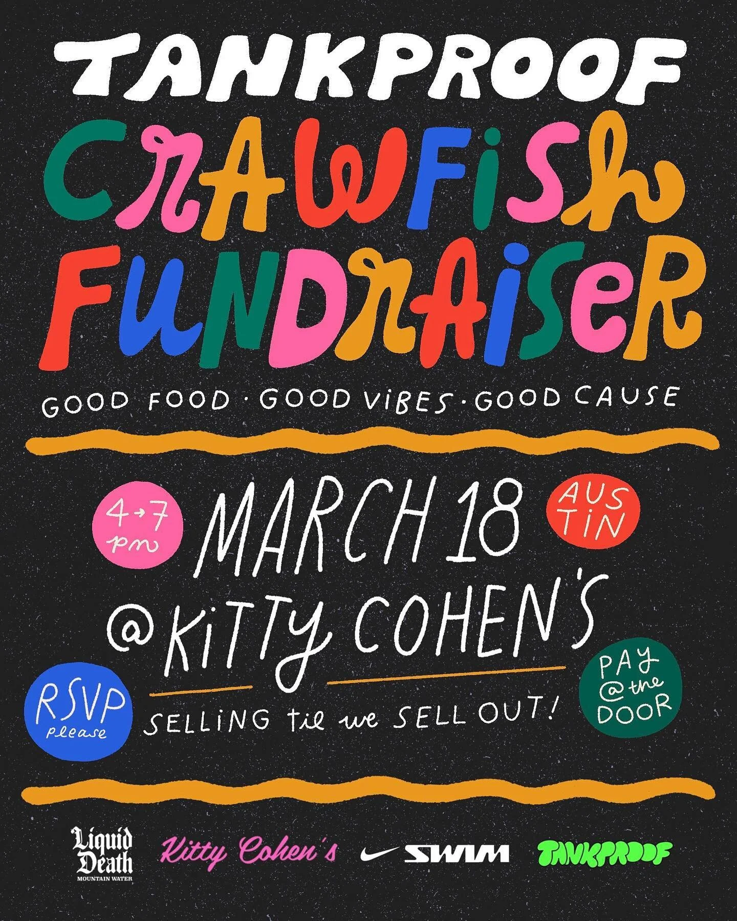 Mark your calendars because we&rsquo;re back at #SXSW for one of our favorite events of the year, our Crawfish Fundraiser! 🦞

RSVP through the 🔗 in our bio to secure your spot and help us #sinkthestats. We'll also have some swag available, includin