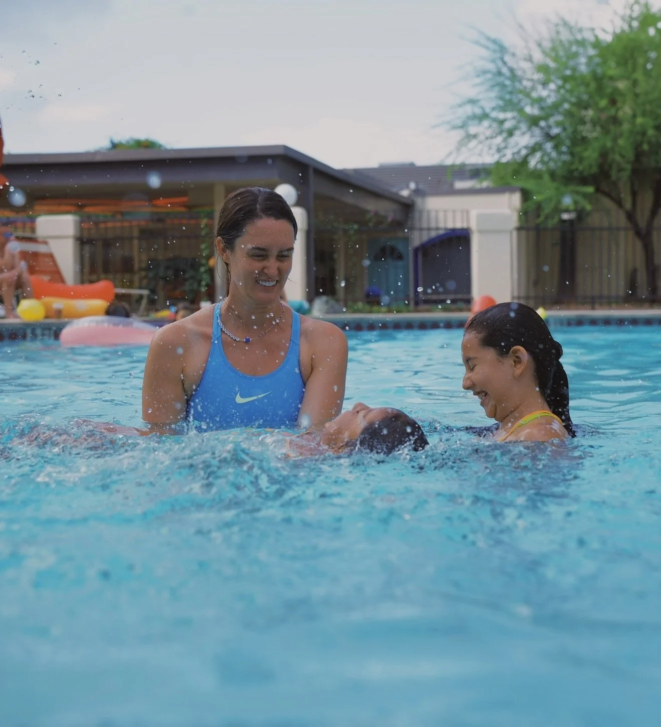 What learning to swim looks like at Tankproof 😊💦