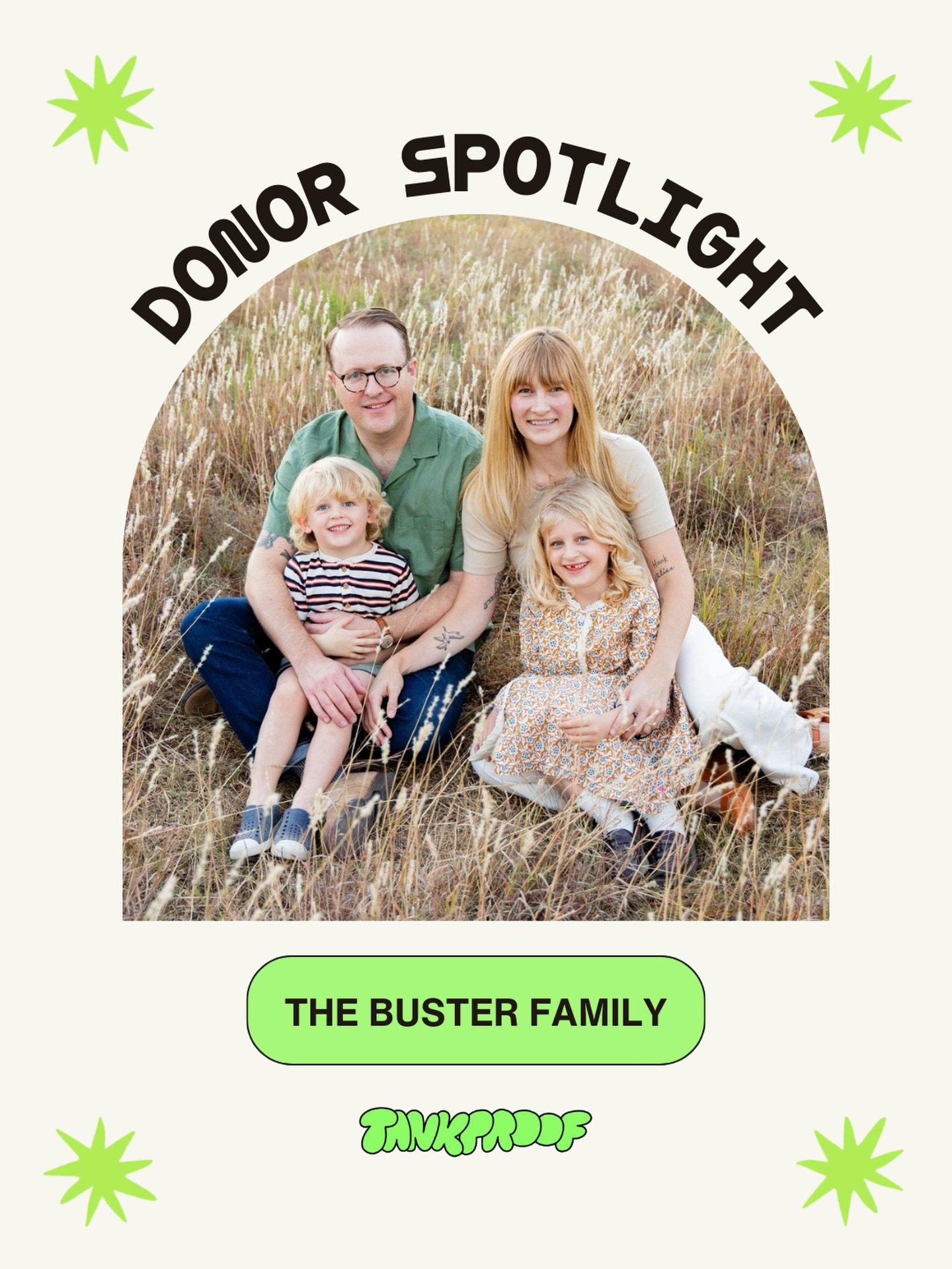 We&rsquo;re giving a little extra love to a family that continues to show up for our community year after year. 💙

We&rsquo;re so grateful for Emily Smith-Buster, Brian Buster, and their sweet family for the role they play in our mission! 

They sup