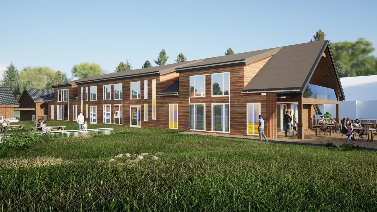 Bilde av nye flotte lokaler som ferdigstilles våren 2026