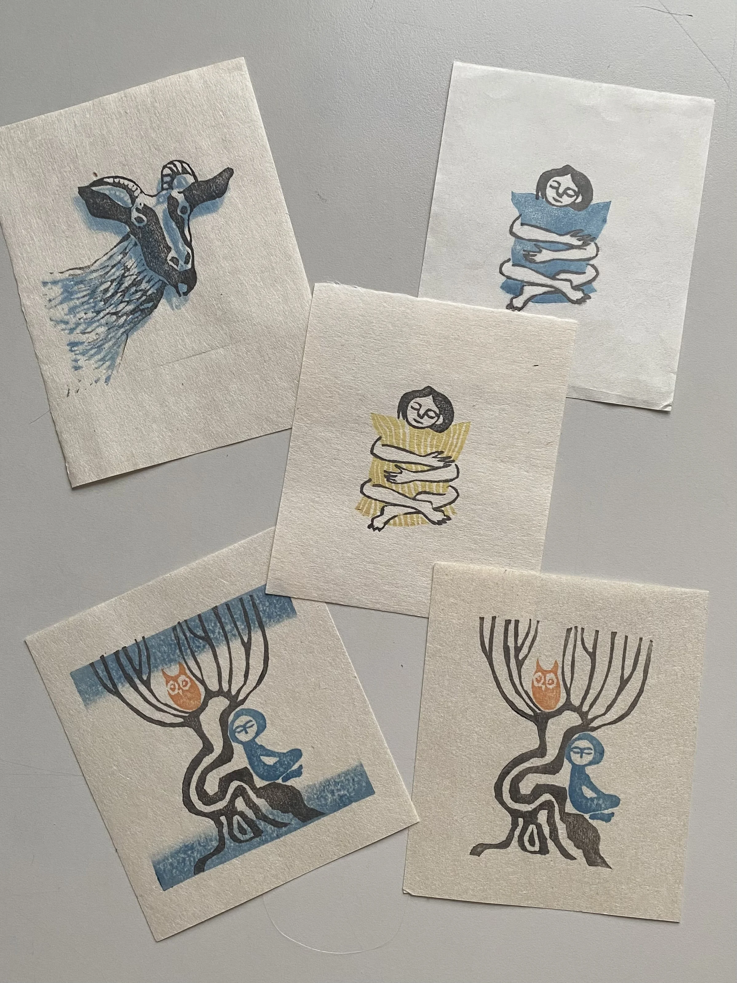 Mokuhanga mini prints JB.jpg