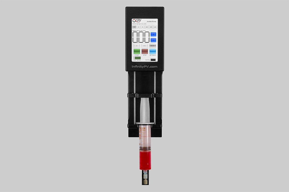 syringe pump for slot-die coating