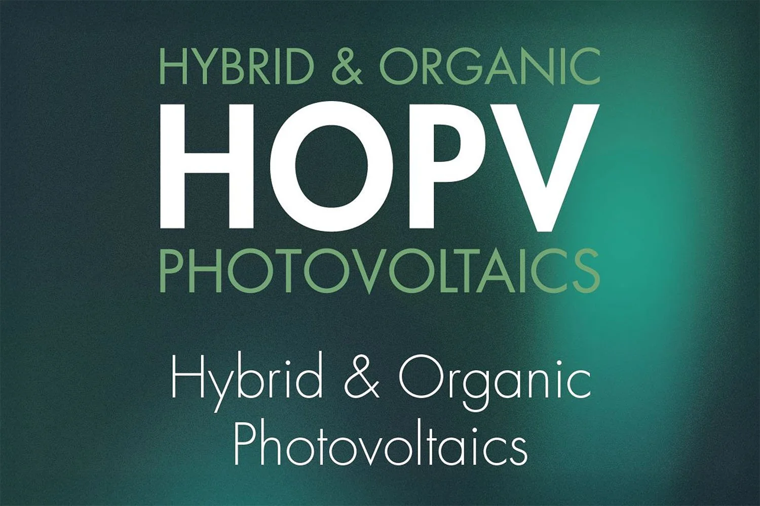 infinityPV Will Sponsor and Exhibit at the International Conference on Hybrid and Organic Photovoltaics (HOPV26)