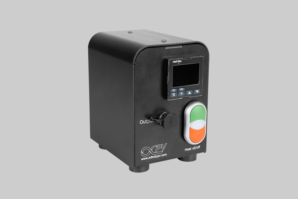 Heat controller for heated slot-die heads
