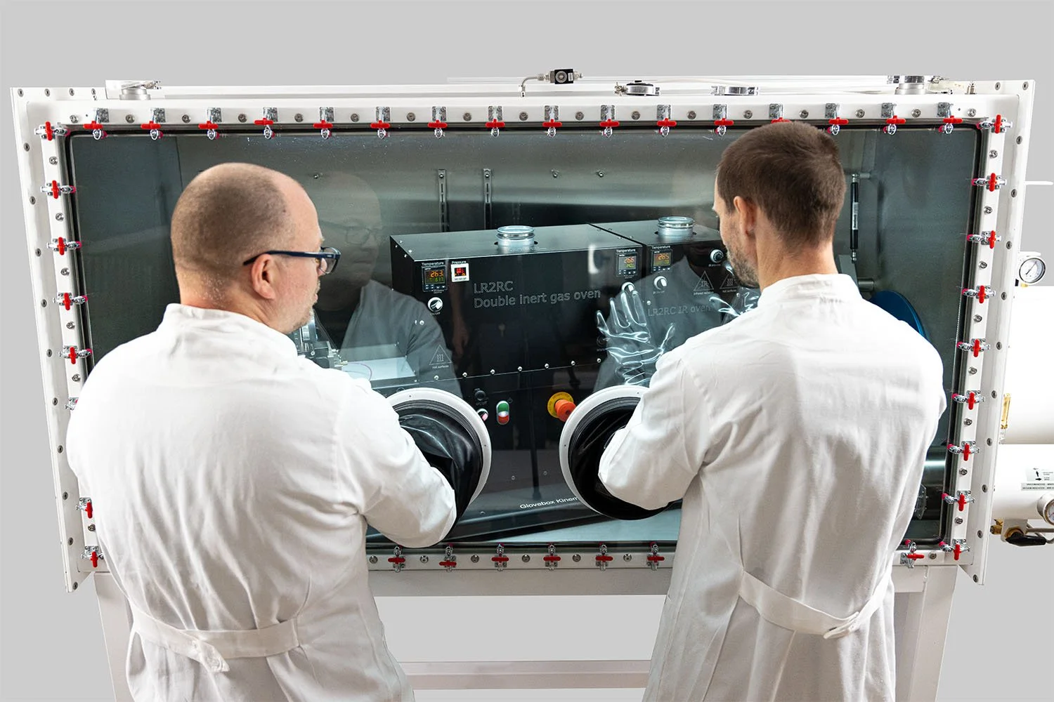 slot-die coating in glovebox