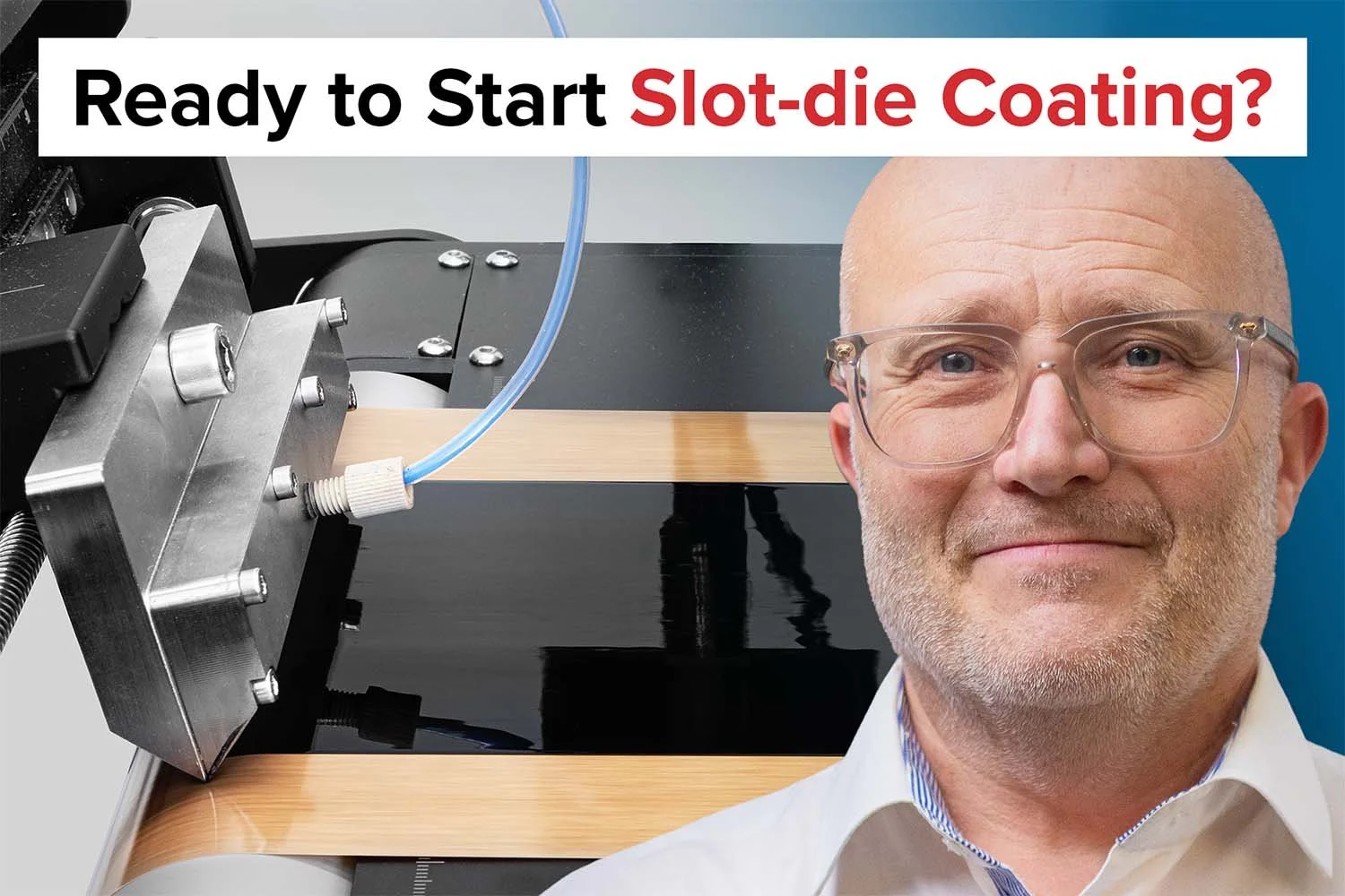 ready to start slot-die coating