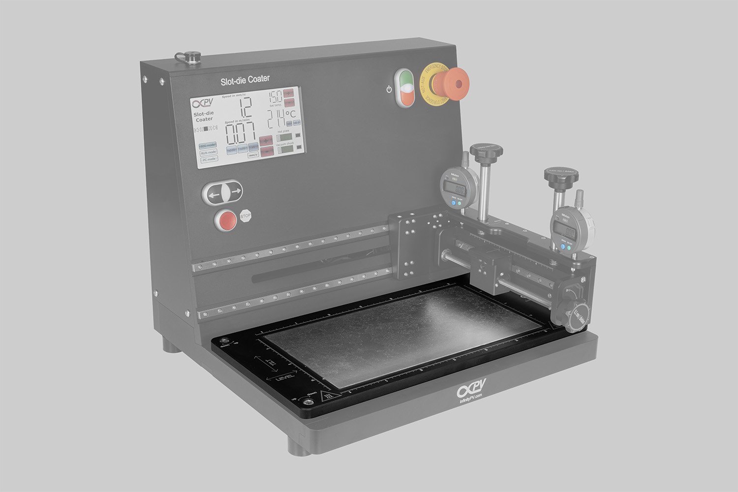 compact slot-die coater machine for slot-die coating