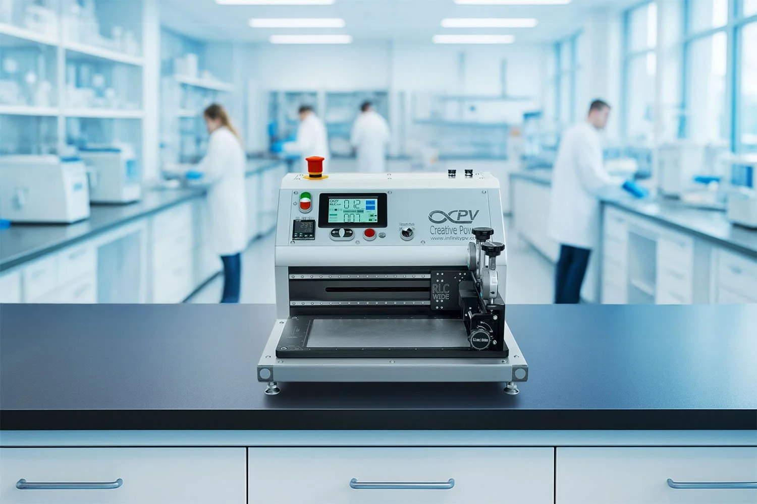 Research Laboratory Sheet coater for slot-die coating