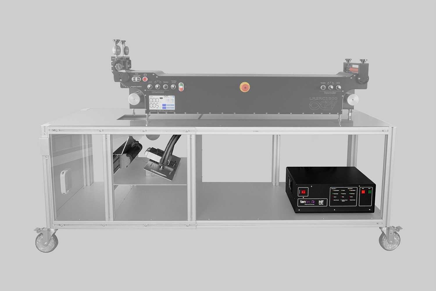 Corona surface treament for r2r slot-die coater machine