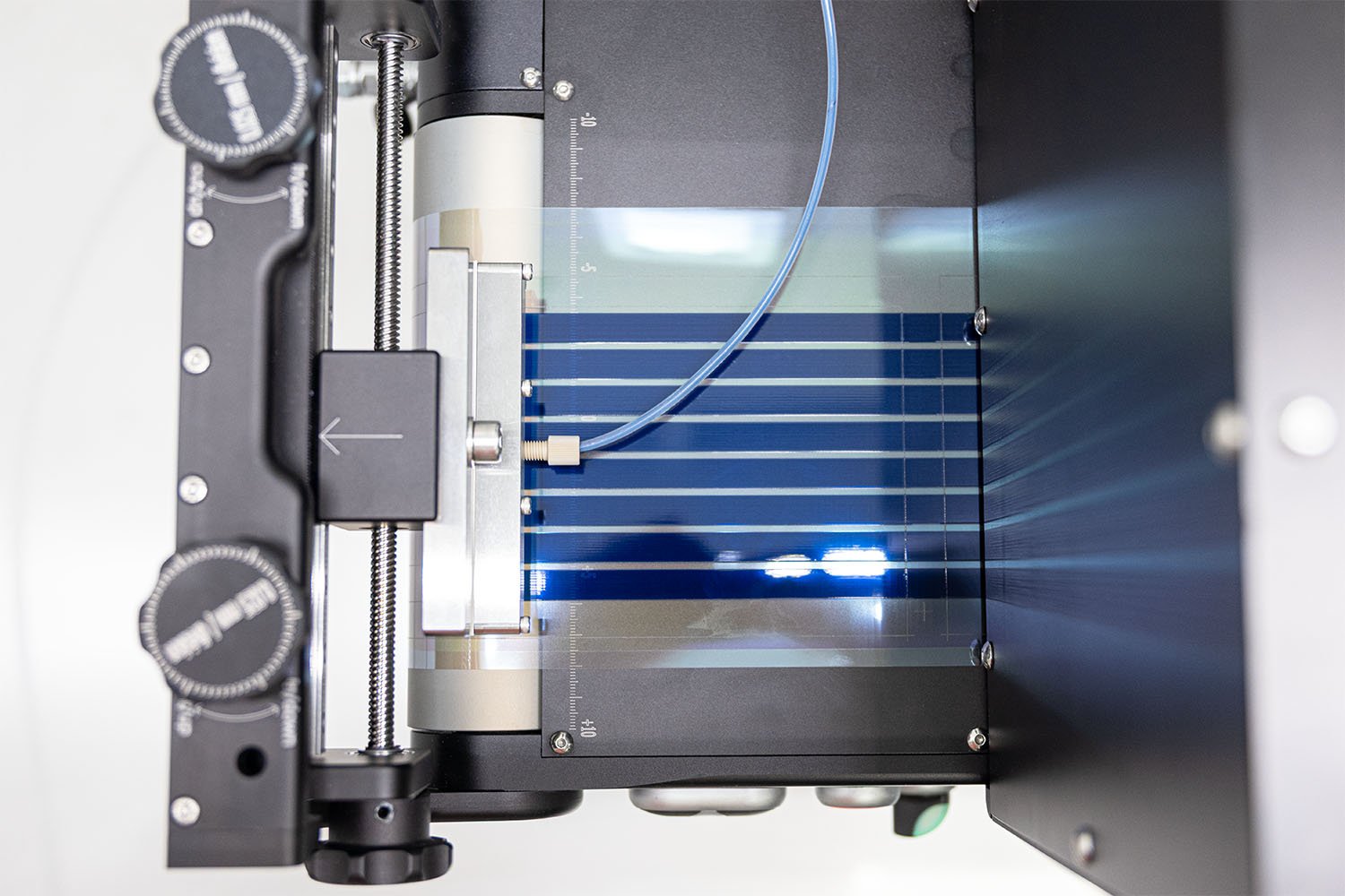 Laboratory Roll-to-Roll Coater 500 platform featuring slot-die head