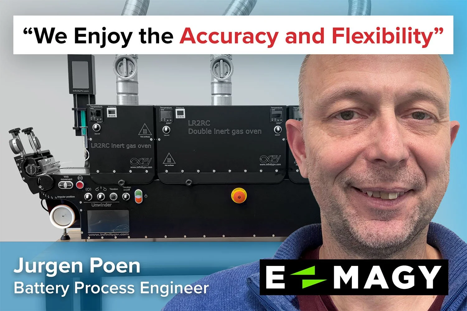 E-magy Accelerates Silicon Anode Innovation and Enhances Battery Performance with Laboratory Roll-to-Roll Coater