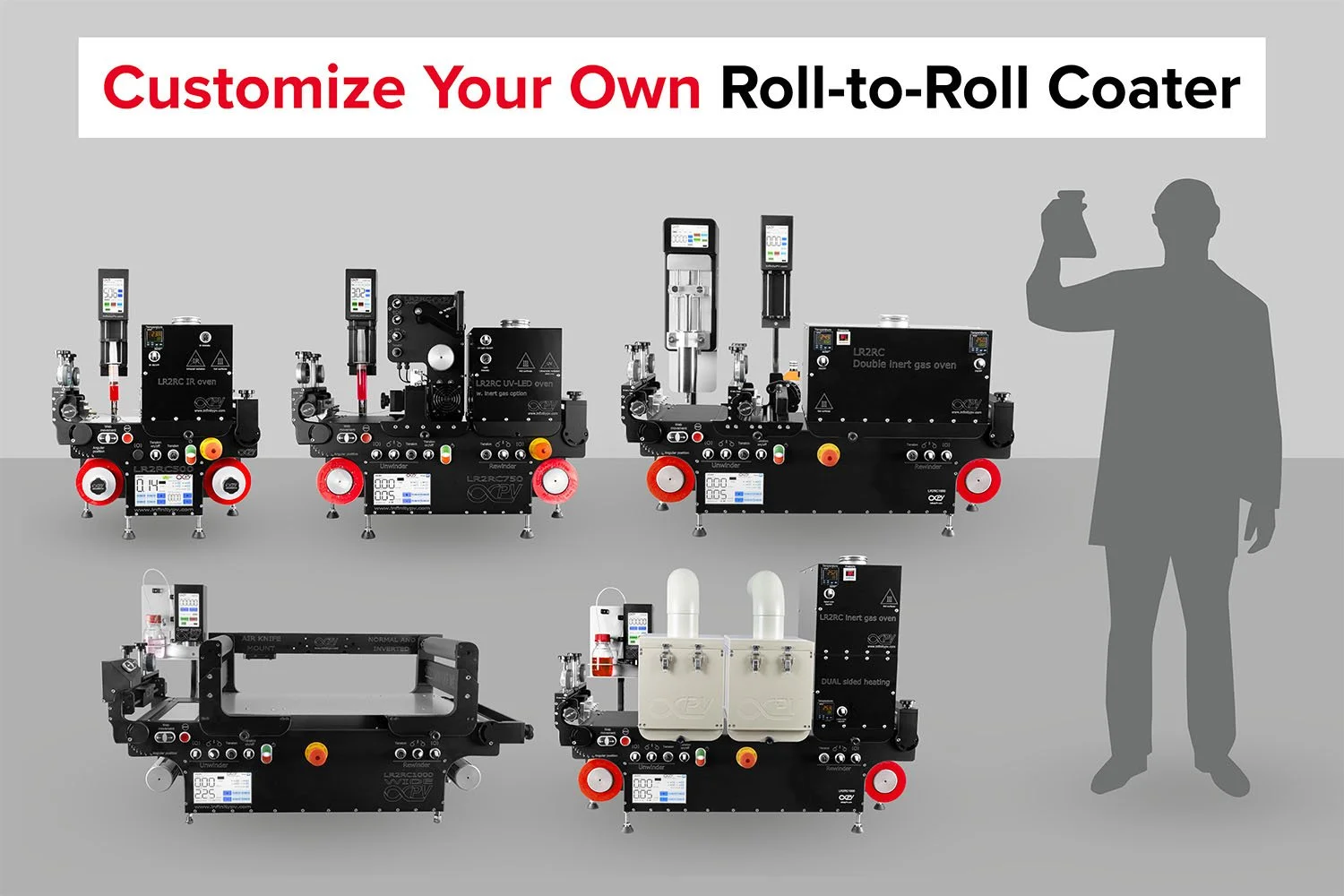 Laboratory Roll-to-Roll Coater (R2R Slot-die Coater Machine for Slot-die Coating)