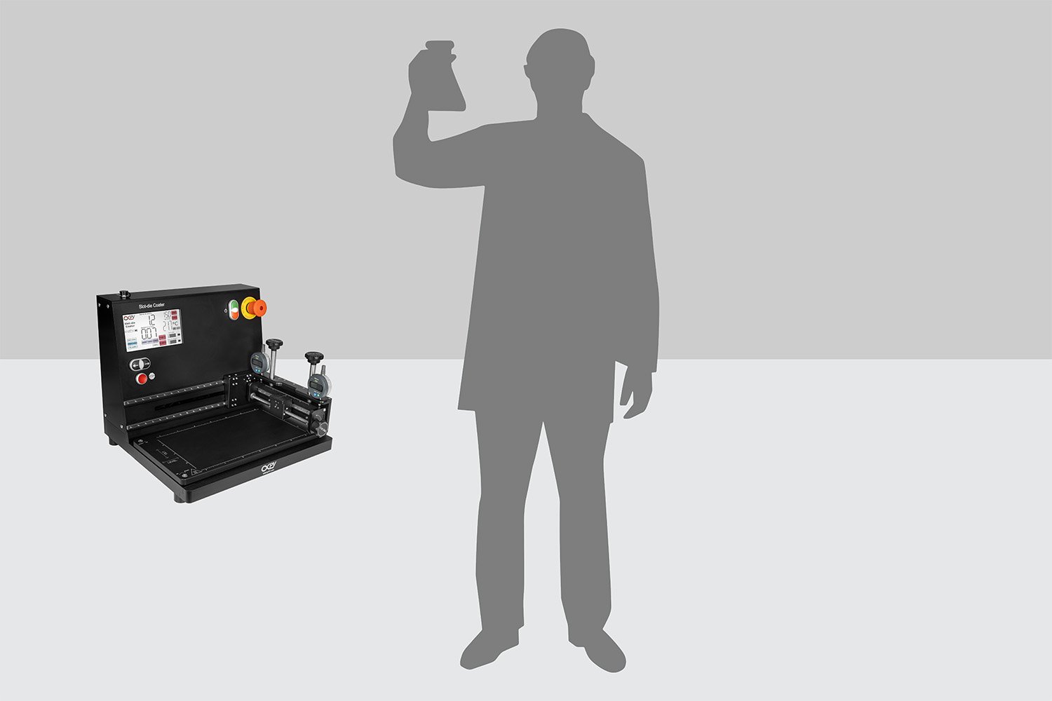 slot-die coater platform for slot-die coating