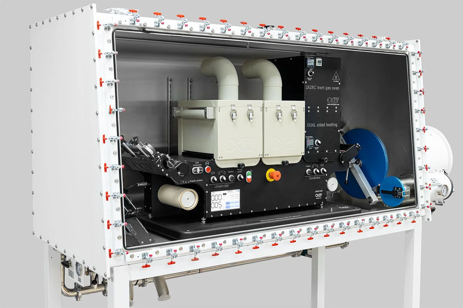 slot-die coating in glovebox