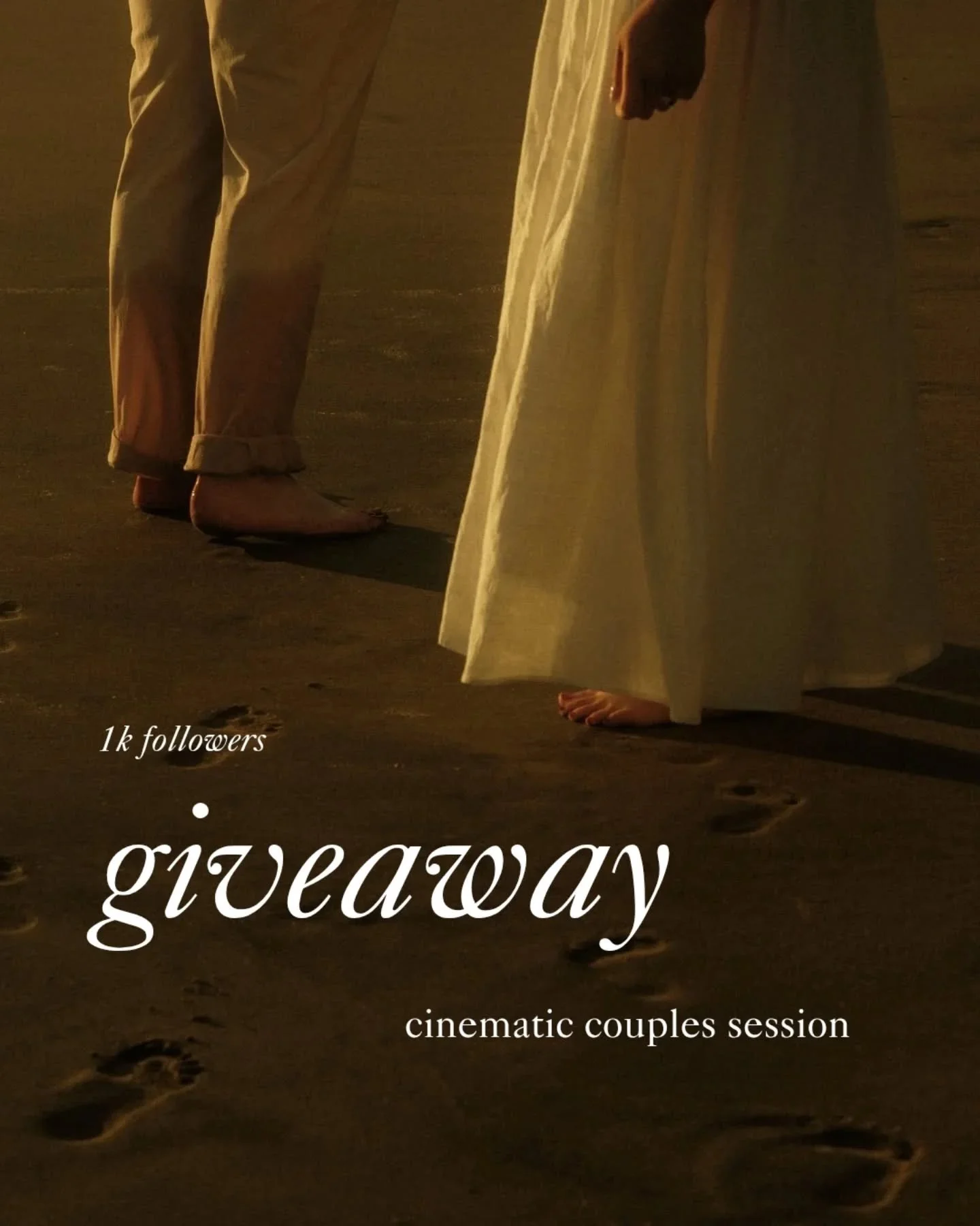 ❤️&zwj;🔥 1k followers giveaway ❤️&zwj;🔥

every day I&rsquo;m so grateful to be able to meet and serve so many beautiful &amp; deeply-in-love souls, like wow I really get to spend my days in nature documenting love stories! so to celebrate 1000 (!!!