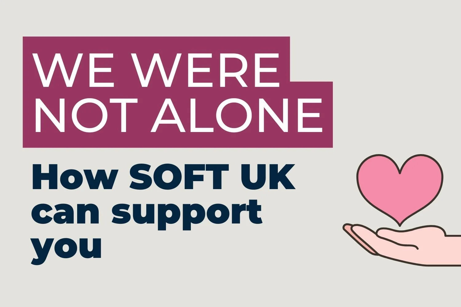 We were not alone