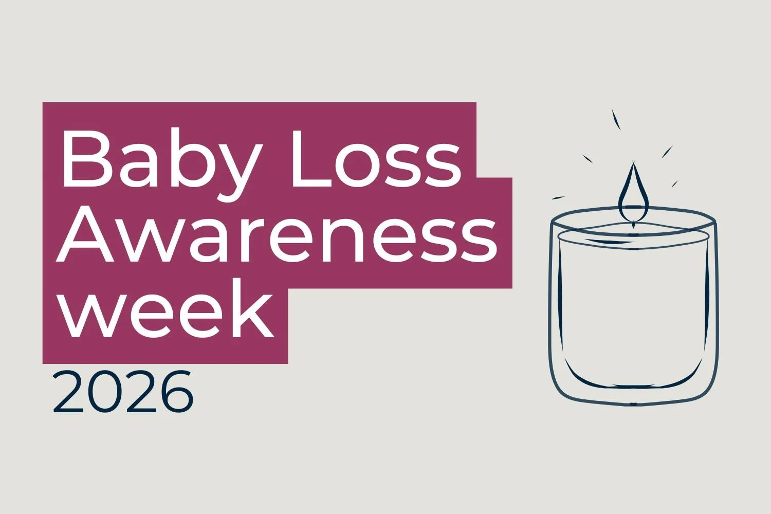 Baby loss awareness week 2026