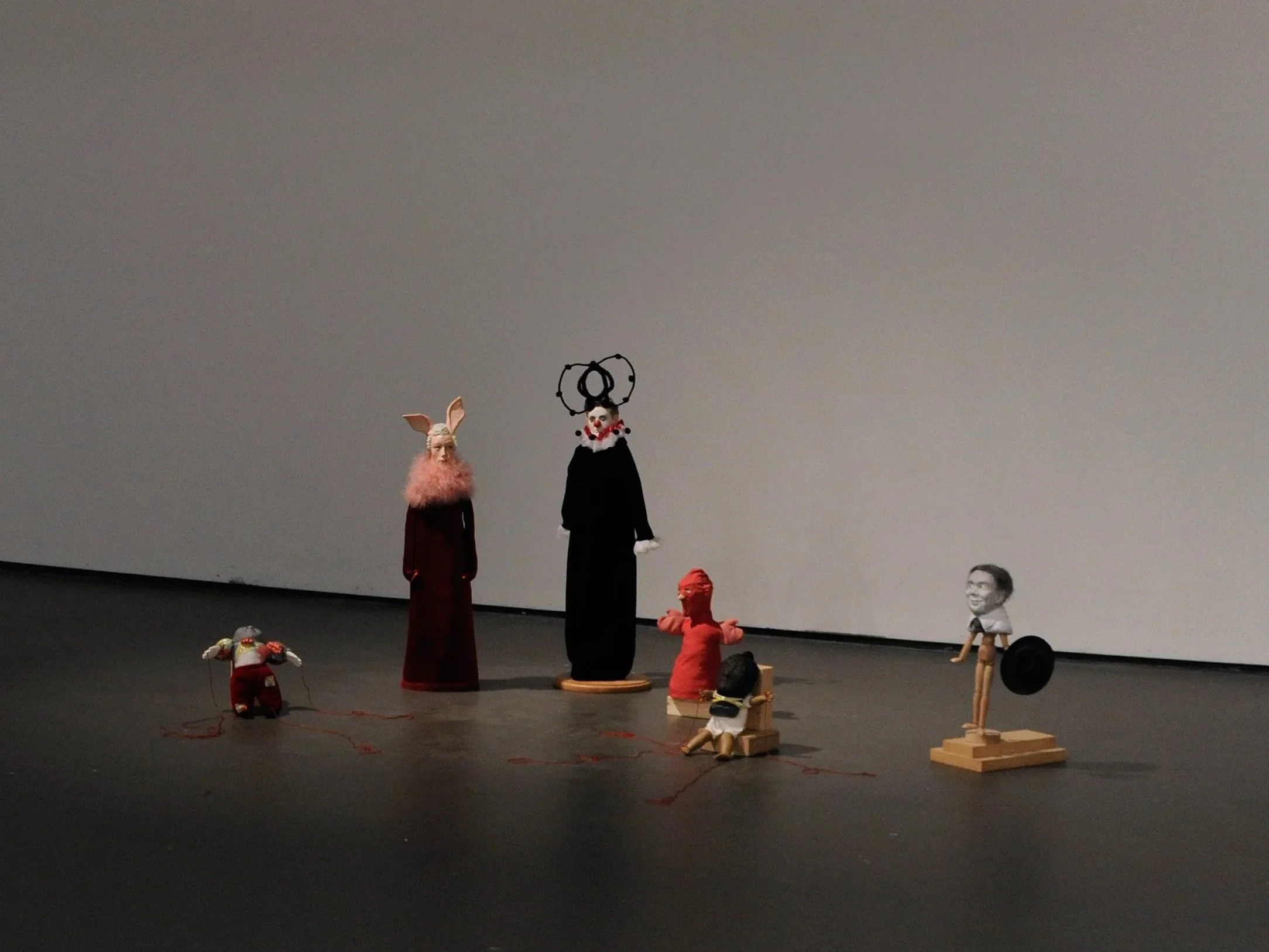 For Your Pleasure, 2012. Mixed media, 5 elements. Installation view, Towner Gallery, Eastbourne 2013.