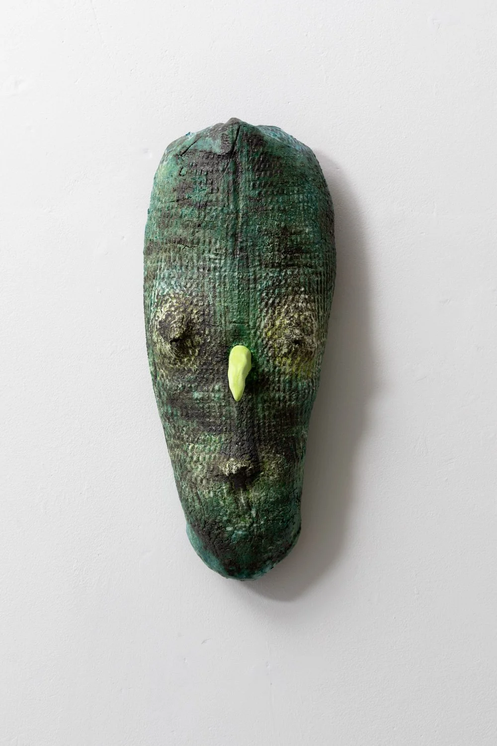 Tree Sprite (Lime Nose), 2021. Glazed ceramic 32.5 x 13.5 x 10 cm