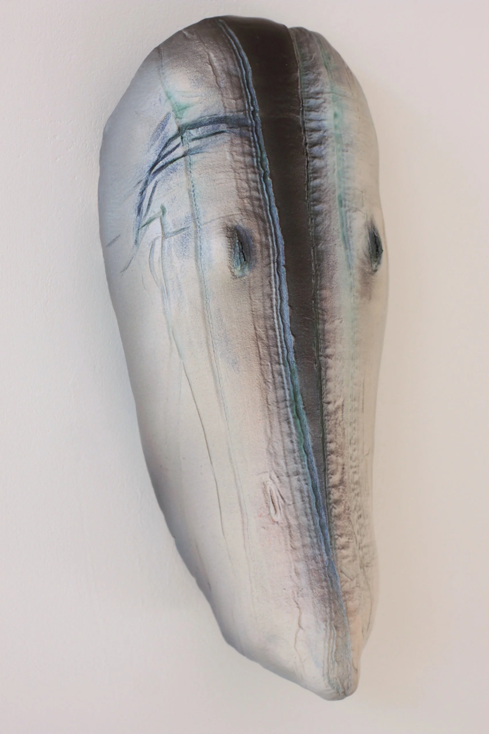 Brock, 2022. Glazed ceramic. Installed in the visitor centre at Barnwell Country Park during the exhibition Treewilder.