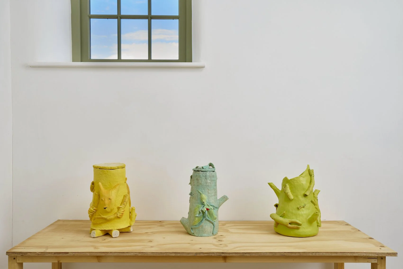 Story-vessels: Leshy's Revenge, 2024; Daphne Flees Apollo, 2024; Otik's Quest, 2023.