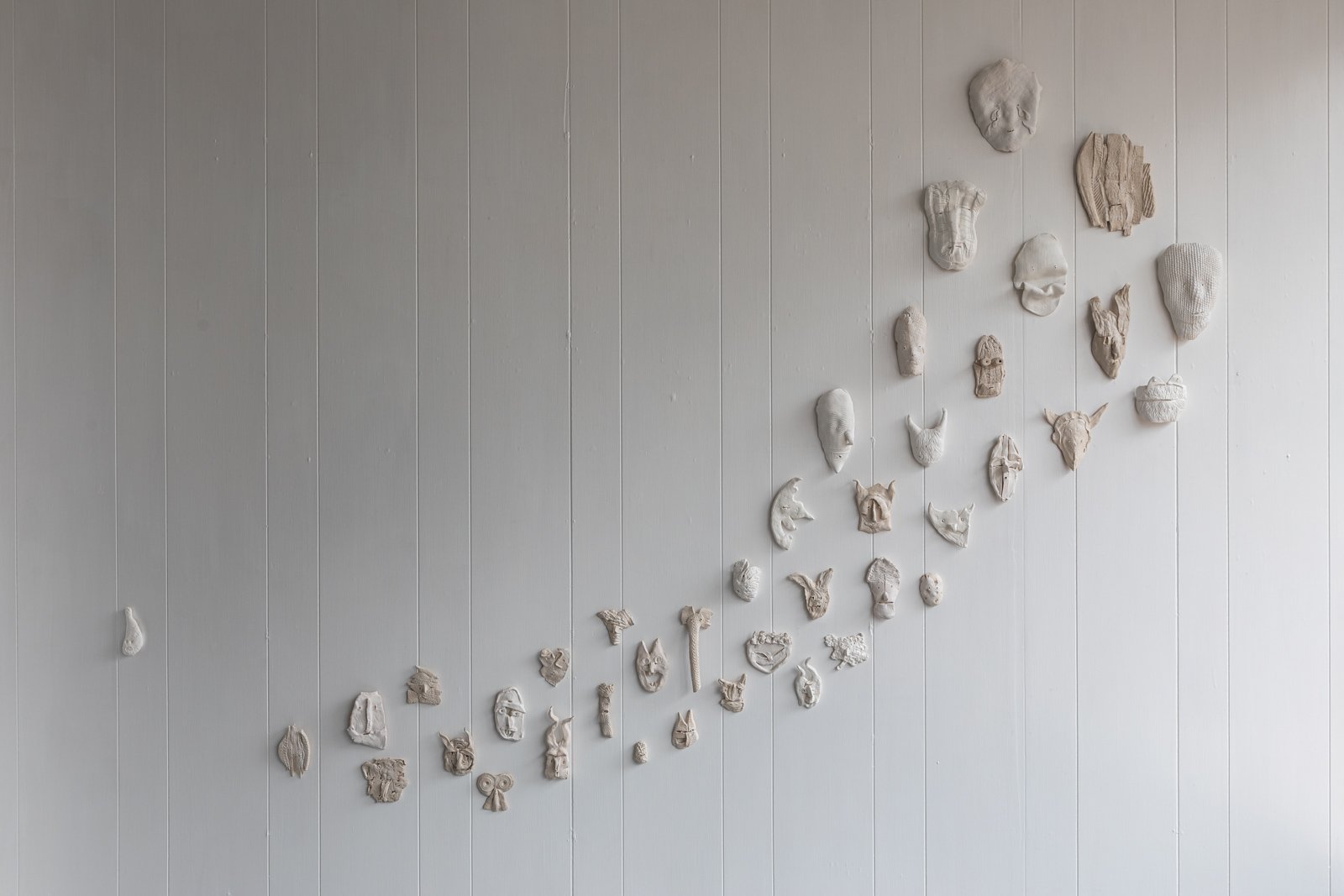 Demon Cornucopia. Glazed ceramic and porcelain.