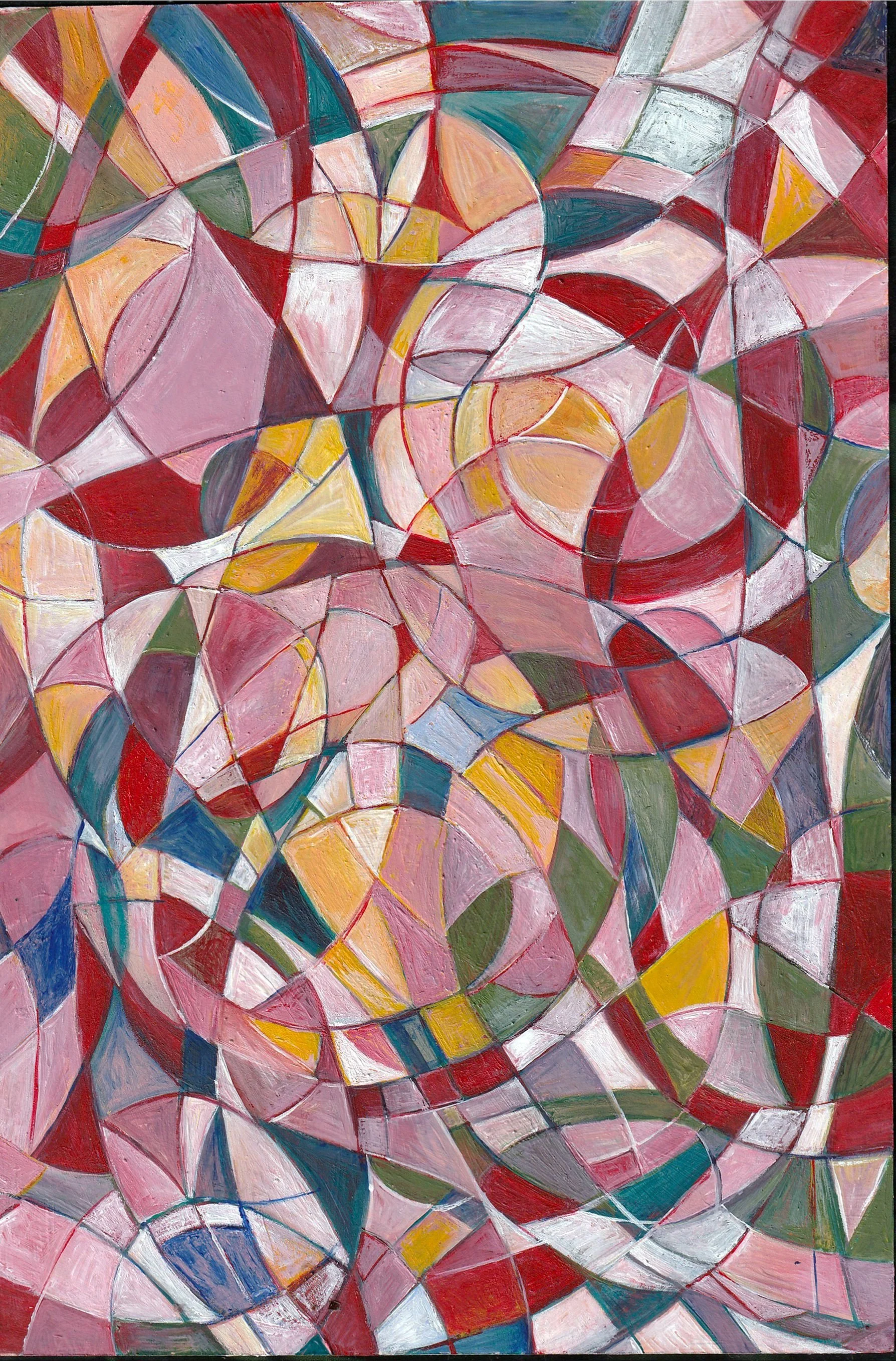 rythme de peau, 17x11cm, gouache on paper