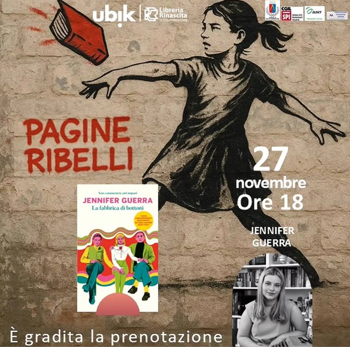 La fabbrica di bottoni (Rizzoli) @ Pagine Ribelli Sesto Fiorentino