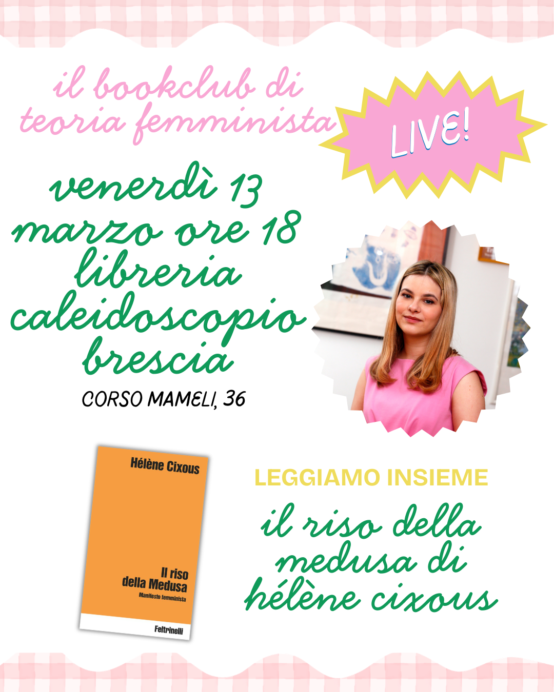 Il bookclub di teoria femminista LIVE @ Libreria Caleidoscopio Brescia