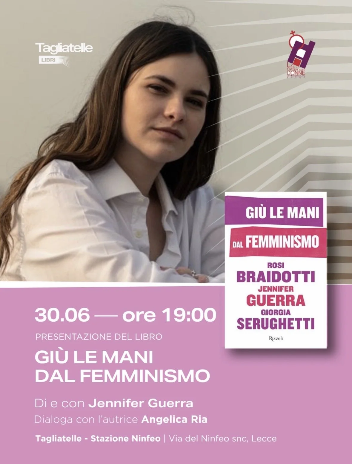Giù le mani dal femminismo (Rizzoli) @ Tagliatelle Lecce
